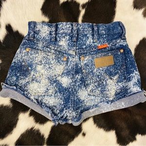 High Waisted Wrangler Jean Shorts